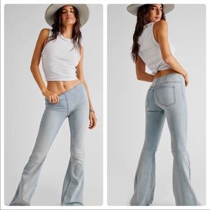 NWT Free People Penny Pull On Flare Jeans | Size 29S